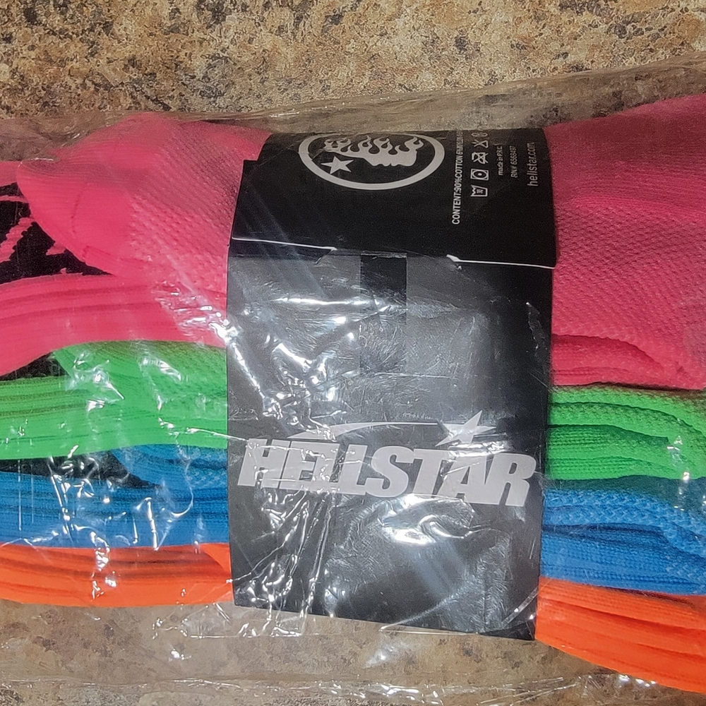 Hellstar Men's Vibrant Athletic Socks Pack